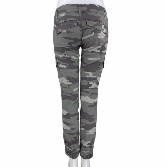 ❣️HP❣️Jolt skinny green utility camo low rise cargo pants sz: 7 - Picture 4 of 9